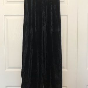 Black Velvet Pants by Ultra Pink
